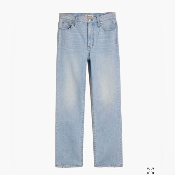 Madewell Slim Demi-Boot Jeans Bellmeade Wash W’s 25 High Rise Closet Staple Jean - Picture 5 of 16